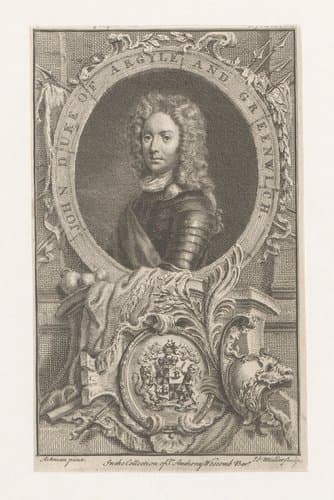 Portret van John Campbell, 2e hertog van Argyll, 1e hertog van Greenwich