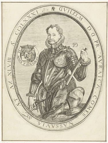 Portret van Willem van Oranje by Zacharias Dolendo