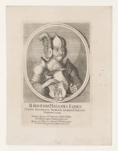 Portret van Rüdgerus Manasses