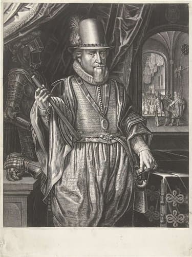 Portret van Maurits by Willem Jacobsz Delff