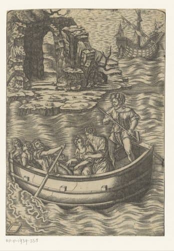 Veerboot by Agostino Veneziano