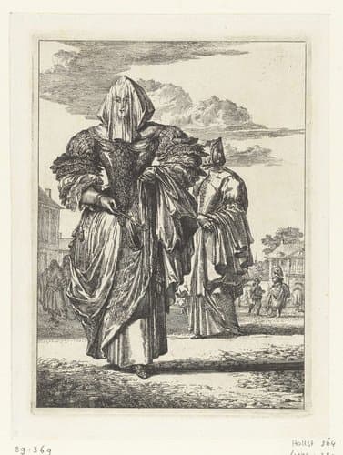 Figures à la mode by Romeyn de Hooghe