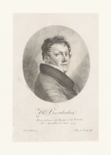 Portretten van hedendaagse kunstenaars uit het Verenigd Koninkrijk der Nederlanden by Guillaume Philidor Van den Burggraaff