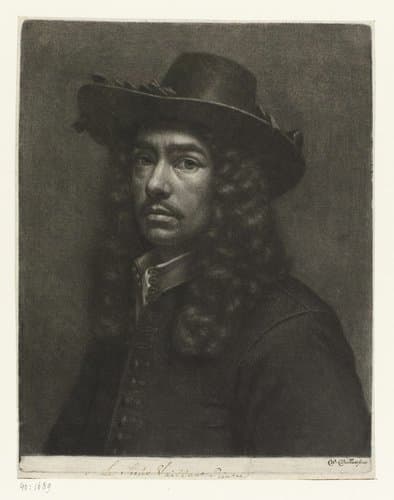 Zelfportret met hoed by Wallerant Vaillant
