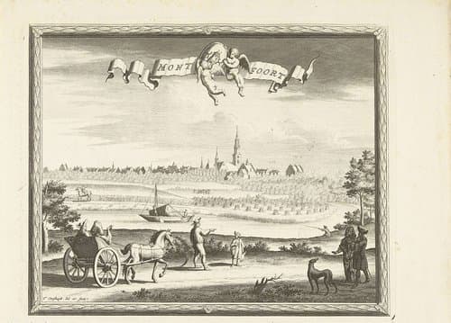 Gezicht op Montfoort by Thomas Doesburgh