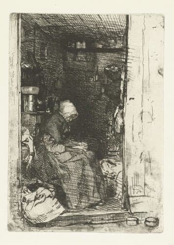 De voddenvrouw by James Abbott McNeill Whistler
