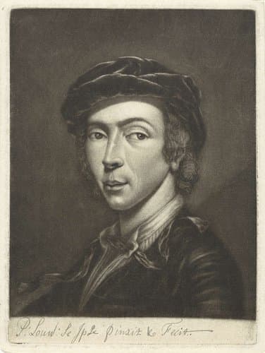 Zelfportret van Pieter Louw by Pieter Louw