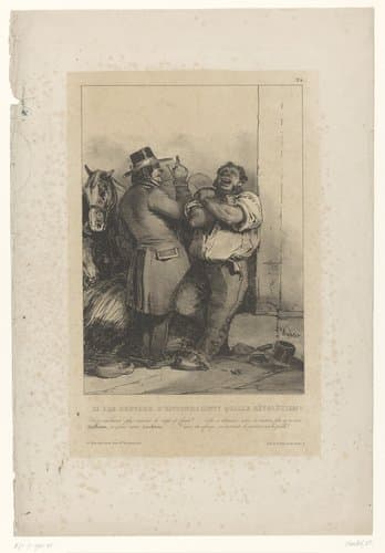 Si les chevaux s'entendaient? Quelle révolution! by Nicolas Toussaint Charlet