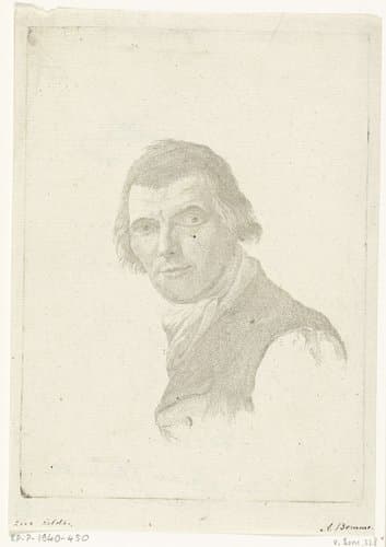 Portret van Adriaan Bemme by Joannes Bemme