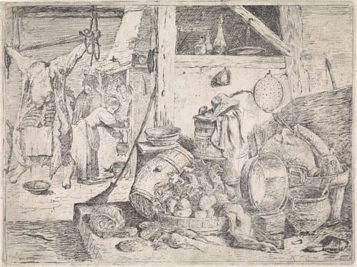 Keukeninterieur by David Teniers (II)