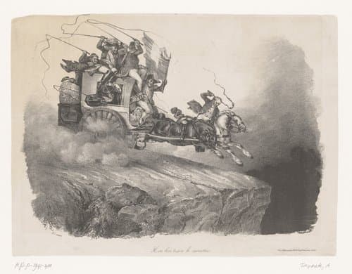 Ministers stevenen op een afgrond af by Auguste Desperet