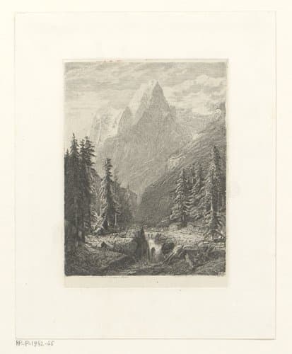 Essais de gravure a l'eau forte by Alexandre Calame