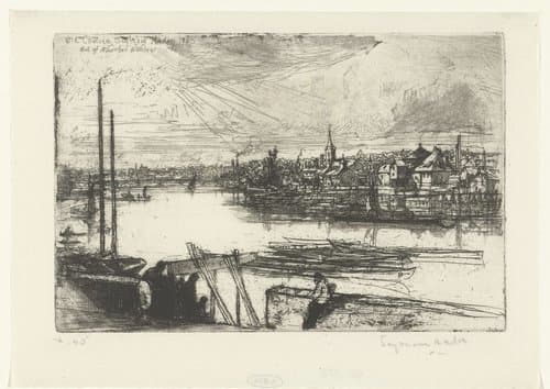 Battersea Reach by Francis Seymour-Haden (Sir)