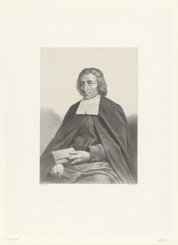 Portret van een priester by Adolphe Mouilleron