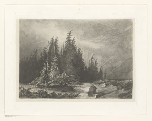 Essais de gravure a l'eau forte by Alexandre Calame