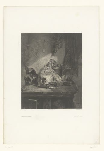 Rat verschanst in etenswaar by Adolphe Mouilleron