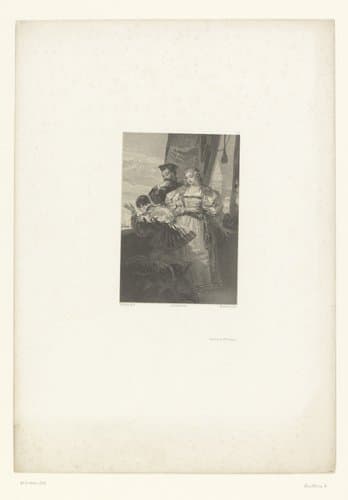 On the balcony by Adolphe Mouilleron