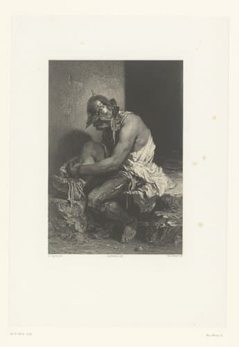 Soldat blessé by Adolphe Mouilleron
