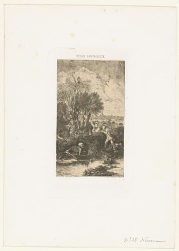 Les Chasseurs surpris par la mort by Rodolphe Bresdin