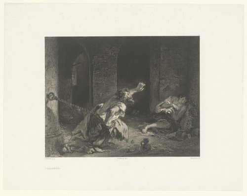 De gevangene van Chillon by Adolphe Mouilleron