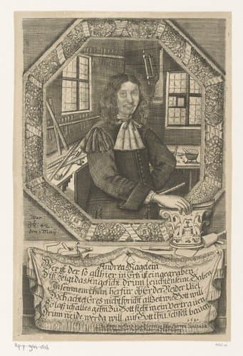 Portret van Andreas Nägelein by Michael Fennitzer