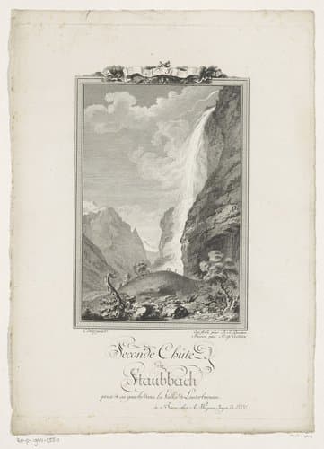 Staubbachwaterval by Balthasar Anton Dunker