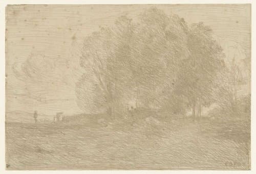 Le bouquet de belle Forière by Camille Corot