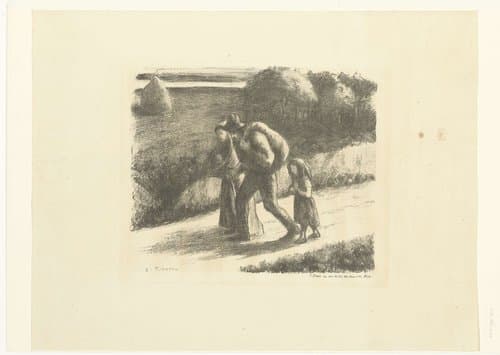Zwervers by Camille Jacob Pissarro