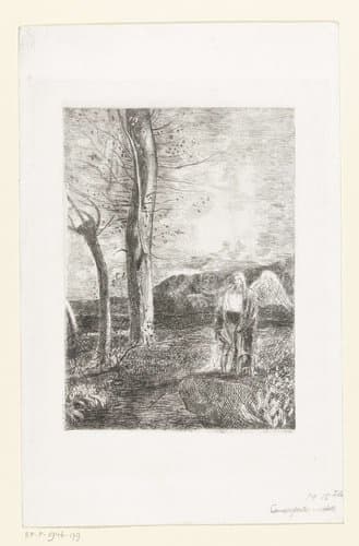 Aartsengel Rafaël by Odilon Redon