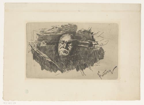 Masker van Ludwig van Beethoven by Mariano José Maria Bernardo Fortuny y Carbó