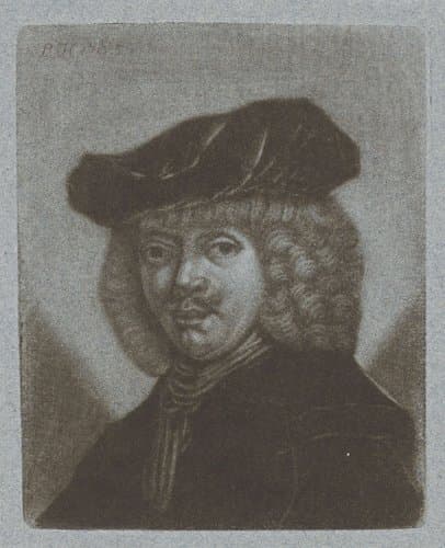 Buste van een man met een baret