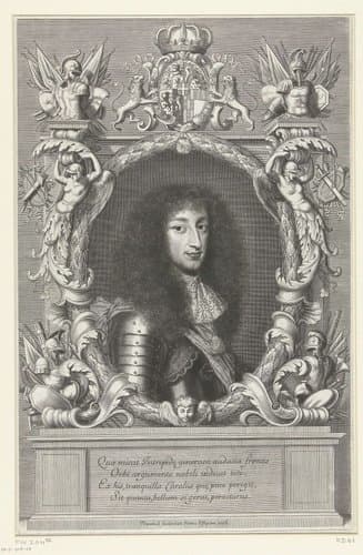 Portret van Karel Emanuel II by Robert Nanteuil