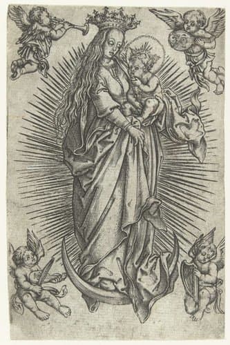 Madonna op de maansikkel by anonymous