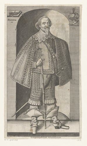 Portret van August II von Braunschweig-Lüneburg by Conrad Buno