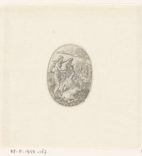 Nessus en Deianeira by Etienne Delaune