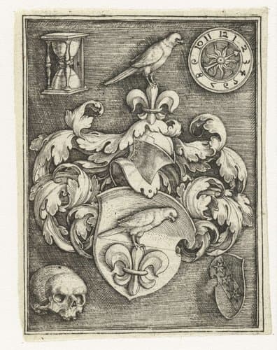 Ex libris van Hieronymus Baumgärtner by Barthel Beham