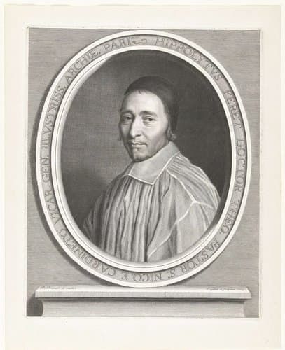Portret van Hippolyte Féret by Robert Nanteuil