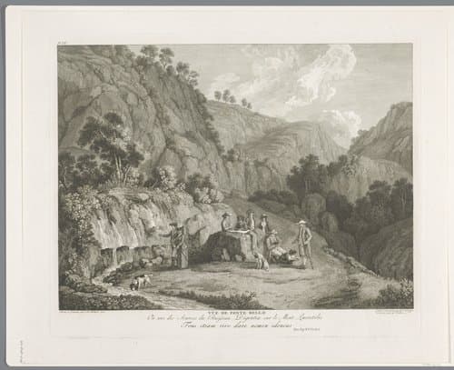 Vüe de fonte bello by Balthasar Anton Dunker