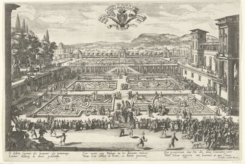 Parterre du palais de Nanci by anonymous