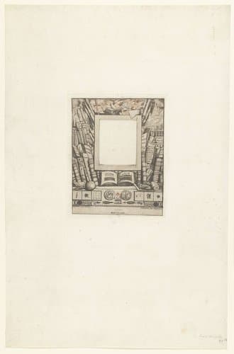 Omlijsting voor portret van Armand Guéraud by Charles Meryon
