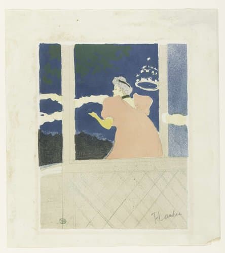 Aux Ambassadeurs by Henri de Toulouse-Lautrec