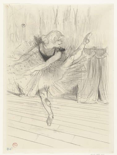 Ida Heath danseuse anglaise by Henri de Toulouse-Lautrec