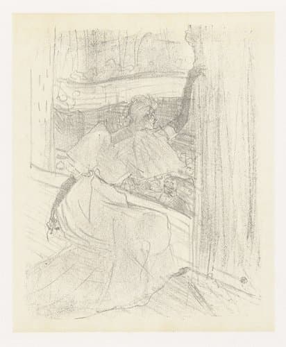 Yvette Guilbert : série anglaise by Henri de Toulouse-Lautrec