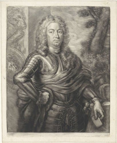 Portret van Johan Raye van Breukelerwaard by Johannes van Vilsteren