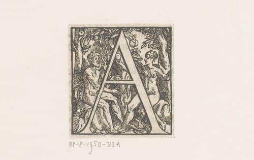 Letter A en de zondeval