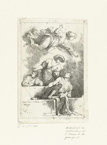 De discipelen bij het graf van Christus by Jean Honoré Fragonard