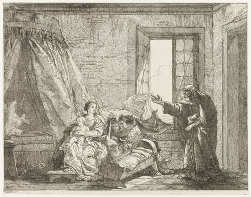 Idee pittoresche sopra la Fugga in Egitto by Giovanni Domenico Tiepolo