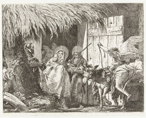 Idee pittoresche sopra la Fugga in Egitto by Giovanni Domenico Tiepolo