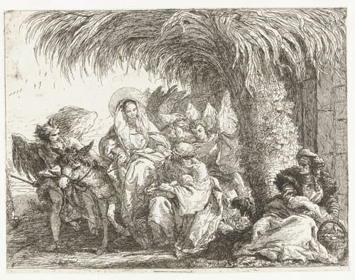 Idee pittoresche sopra la Fugga in Egitto by Giovanni Domenico Tiepolo