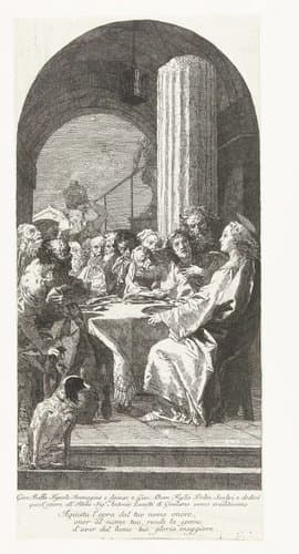 Laatste avondmaal by Giovanni Domenico Tiepolo